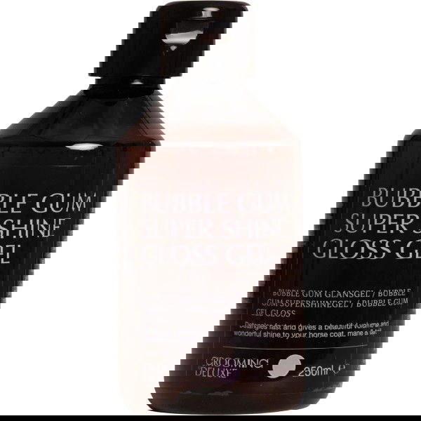 Grooming Deluxe Mähnen- und Schweifliquid Super Shine Gloss Gel Bubble Gum, Mähnengel, Schweifgel