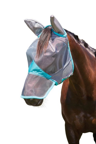 Weatherbeeta Fly Mask Comfitec Deluxe Fine Mesh Mask with Ears and Nose
