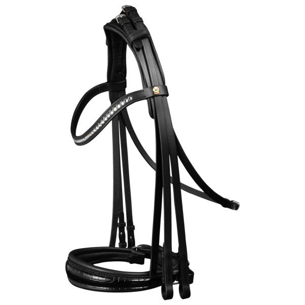 Waldhausen Double Bridle S-Line Magic, Swedish Noseband