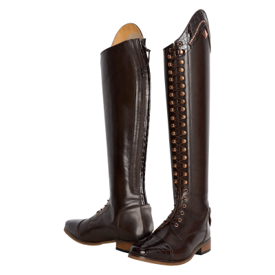 Imperial Riding Riding Boots IRHOlania, Dressage, Women's, Brown-Brown Croco