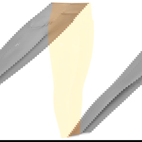 Cavalleria Toscana Kids' Riding Breeches Perforated Inserts, Knee-Grip