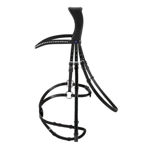 PassierBlu Bridle Spirit with Mexican Noseband