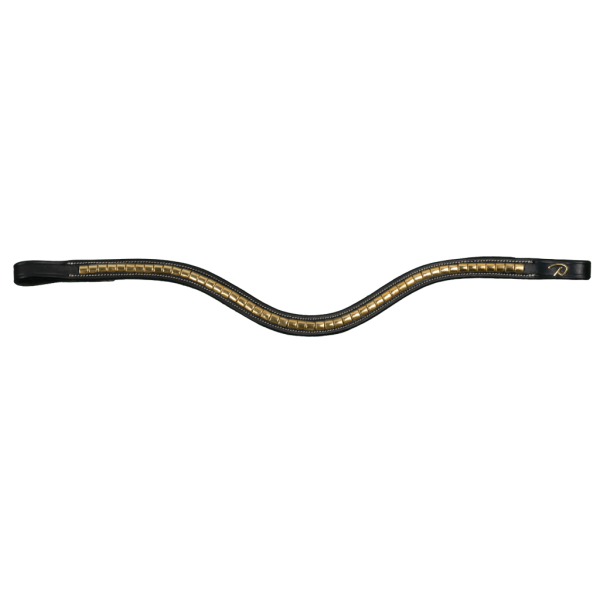 Dyon Curved Browband Brass Clincher DC