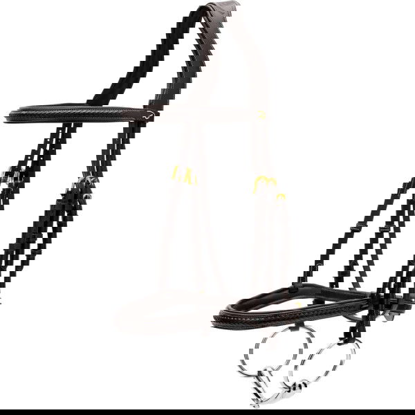 Dyon Bridle Flash DC, Swedish Noseband, Plaited, without Flash Strap, without Reins