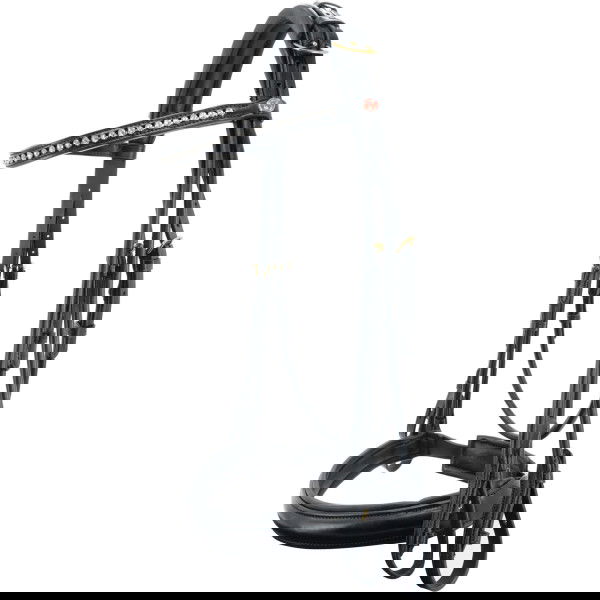 Kieffer Double Bridle Sylvie, English Noseband, with Reins